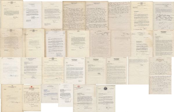 Collection of Letters Written to College Football HOF coach – George Munger