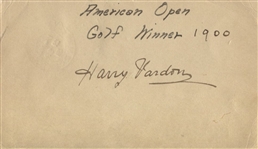 Harry Vardon Signed GPC - Golf Triumvirate D. 1937