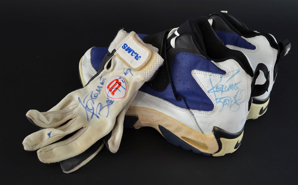 nfl game worn gloves