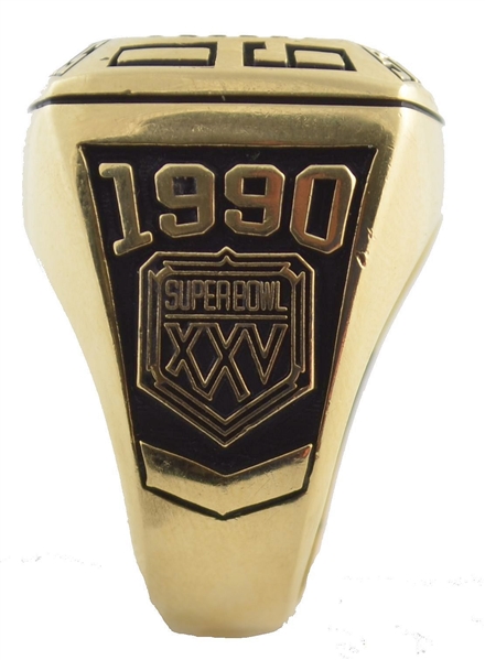 1990 New York Giants Super Bowl XXV Salesman's Sample Ring., Lot #80543