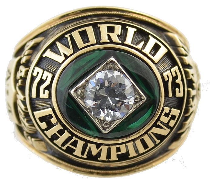 1973 Oakland As World Series Championship Ring – Charles Finley SS – 10 K