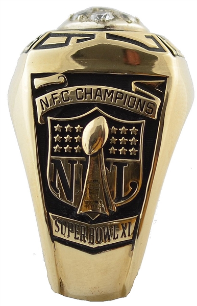 1974 FOREMAN Vikings NFC Championship Ring Replica with Personal