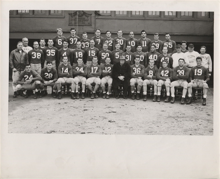 1944 New York Giants Football Team Original Photo NFL East Champs