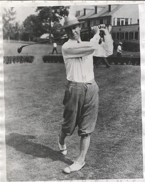 1932 Original Photo  -  Classic Shot – Golf Legend - Chick Evans