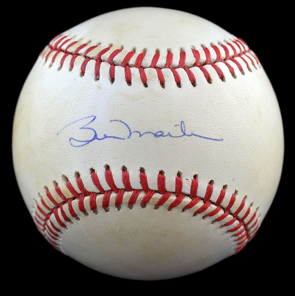 Billy Martin Yankees Single Signed Baseball