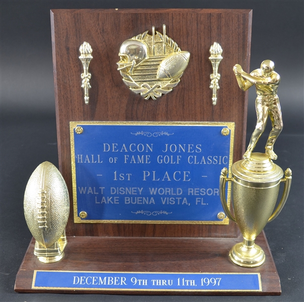 Deacon Jones HOF Golf Classic 1st Place Trophy – Disney World