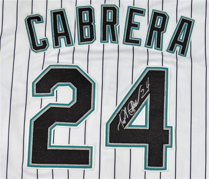 Miguel Cabrera Signed 2007 Marlins Home Jersey