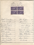 1939 Indianapolis Indians (REDS) Signed Team Sheet by 23