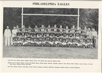 1940 Philadelphia Eagles vs. NY Giants NFL Football Program-Davey O'Brien  Cover