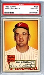1952 Topps #108 Jim Konstanty PSA 8 NM-MT Philadelphia Phillies Whiz Kids