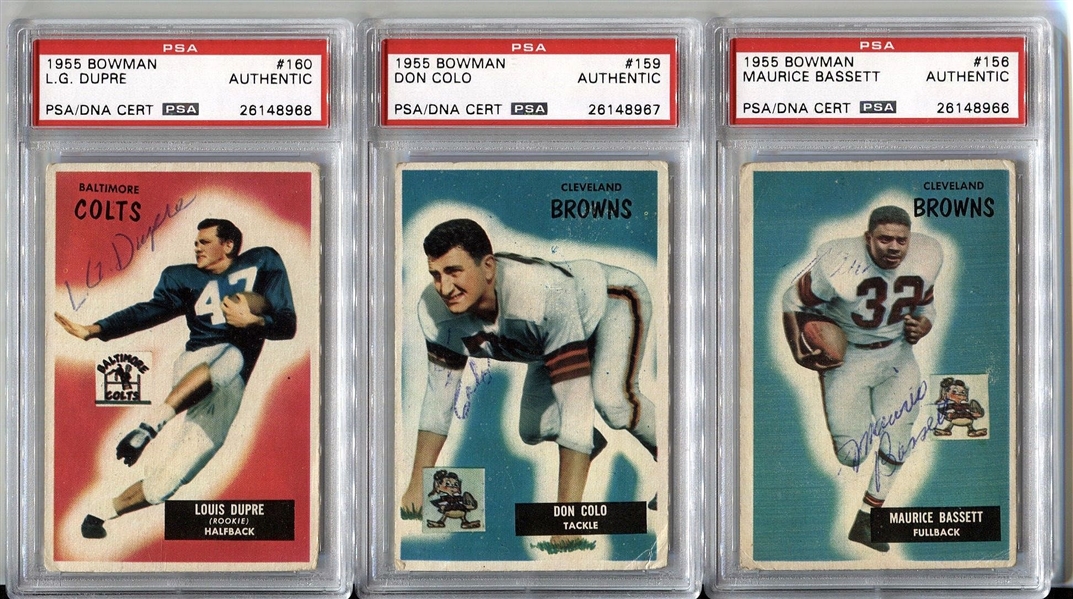 1955 Bowman George Blanda