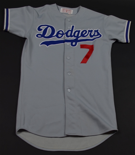 STEVE YEAGER Los Angeles Dodgers 1981 Majestic Home Cooperstown Throwback  Jersey - Custom Throwback Jerseys