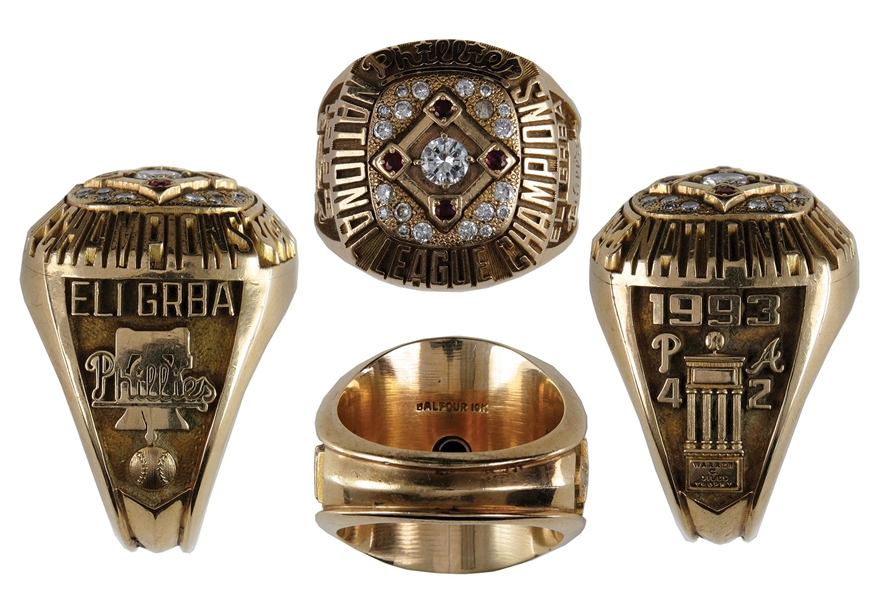 1993 Philadelphia Phillies National League Championship Ring. , Lot  #56484