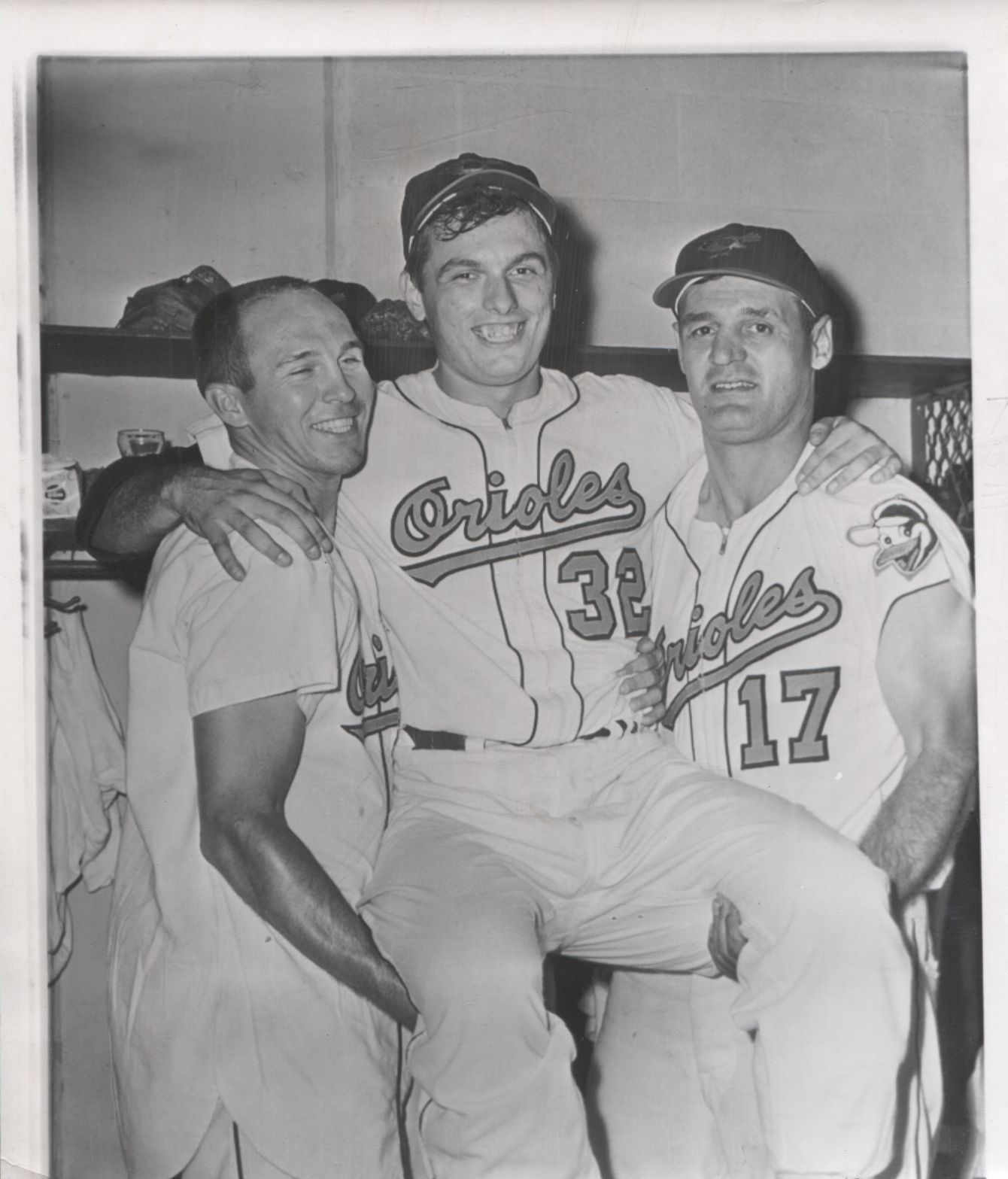 Lot Detail - Milt Pappas, Brooks Robinson, Gus Triandos 1960 Orioles ...