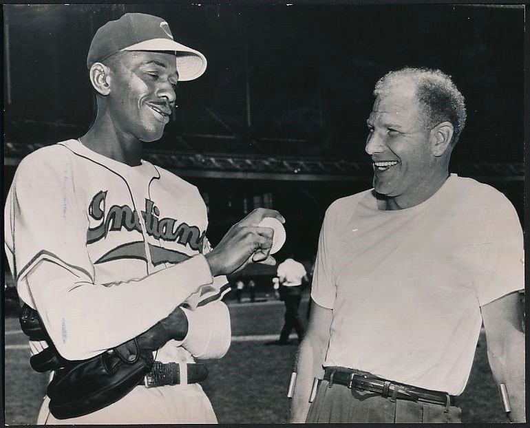 Lot Detail - 1948 Wire Photo SATCHEL PAIGE Cleveland Indians 1st NEGRO ...