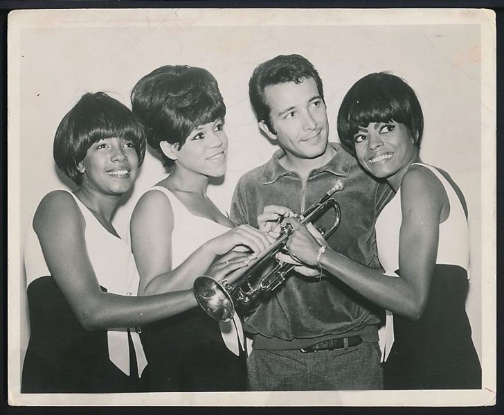 THE SUPREMES with HERB ALBERT Original 1960’s Photo