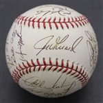 2009 New York Yankees World Championship Team Signed Baseball - JSA LOA