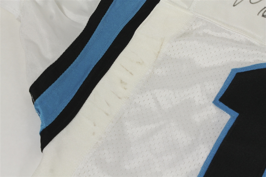 Lot Detail - 2002 CHRIS WEINKE CAROLINA PANTHERS GAME WORN JERSEY (NSM  COLLECTION)