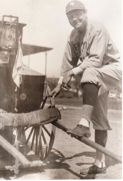 Babe Ruth Spring Training 1922 original Underwood & Underwood wire photo