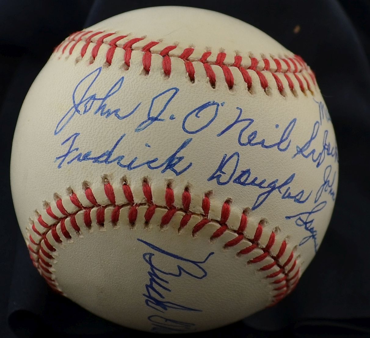 Lot Detail - Buck O'Neil Full Name Single Signed Baseball w/ Special ...