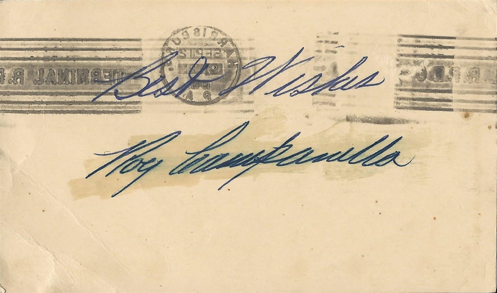 Roy Campanella Signed GPC Postmarked 1949 Brooklyn Dodgers HOF