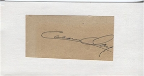 Cassius Clay Circa 1964 Autograph Signature – The Greatest