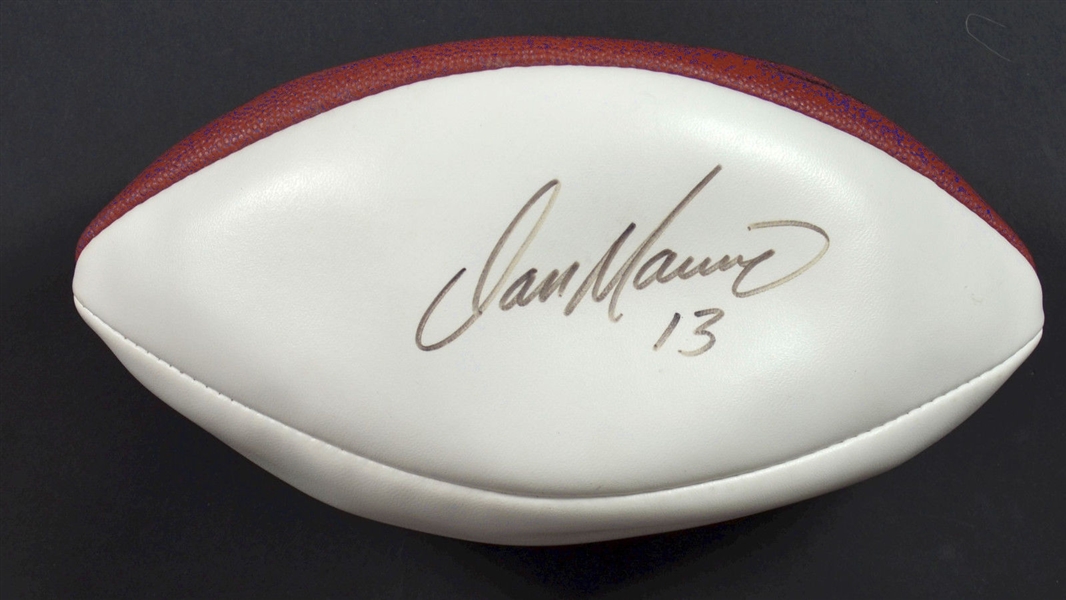 Dan Marino Single Signed Official NFL Tagliabue Football - Miami Dolphins HOF