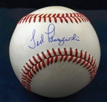Ted Kluszewski Single Signed Official AL (Brown) Baseball