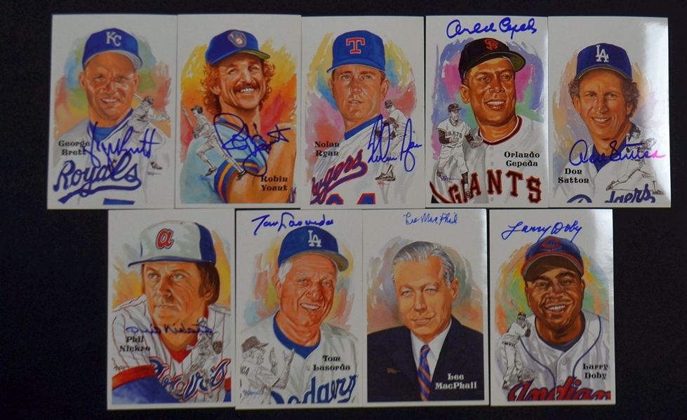 Luis Aparicio Perez-Steele Baseball Hall of Fame 50th 1989 Celebration  Series Limited Edition Postcard # 2