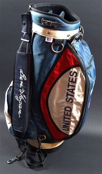 1996 President’s Cup Golf Bag used by Mark Brooks – Mark Brooks Collection