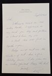 Ray Scott Signed Handwritten Letter #4  – Voice of the Green Bay Packers