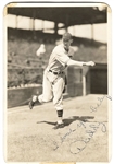 Lon Warneke signed George Burke 1930’s Original Photo Chicago Cubs D. 1976