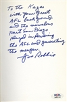Joe Robbie Miami Dolphins Founder Original Owner Signed AUTO Book PSA/DNA COA