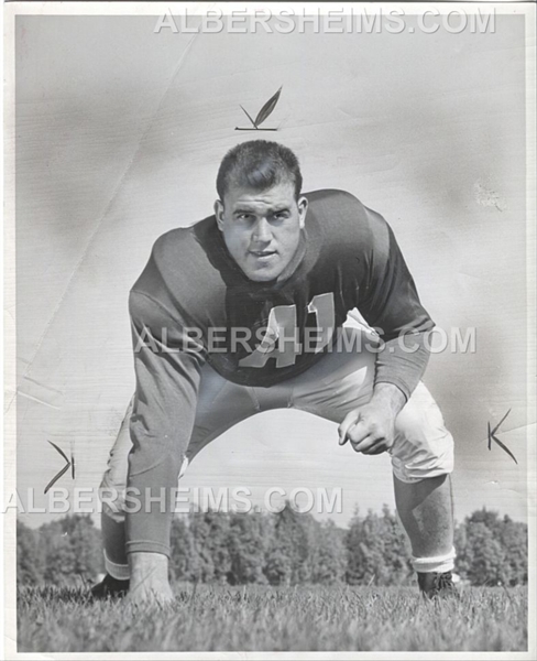 Leo Nomellini Autographed 1955 Bowman Card #104 San Francisco 49ers SKU  #198027 - Mill Creek Sports