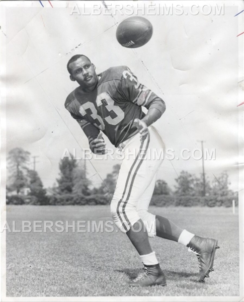 Ollie Matson 1962 Original TYPE I Photo Los Angeles Rams Pro Football HOF