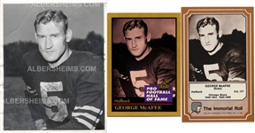 George McAfee Original Photo Chicago Bears Hall of Fame Used For Football Cards