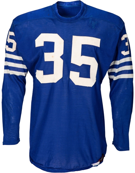 Alan Ameche 1955-56 Game Worn Baltimore Colts Rookie Era Jersey – Photo Matched