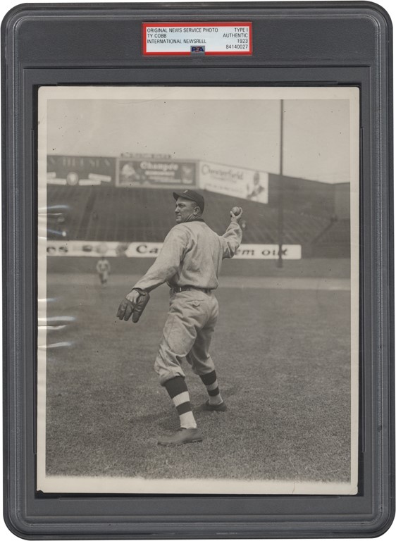 1912-13 Ty Cobb Original Oversized Photograph from The Ty Cobb, Lot #80183