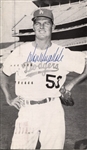 Don Drysdale L.A. Dodgers J.D. McCarthy Signed & postmarked 1960’s Postcard
