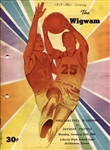 1960 Philadelphia Warriors vs. Detroit Pistons Basketball Program Wilt Chamberlain Scores 58 points