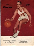 11-20-1959 Wilt Chamberlain’s 11th NBA Game Warriors vs St. Louis Hawks Basketball Program