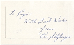 Ken Sitzberger Signed AUTO card 1964 Olympics Gold Medal Winner D.1984