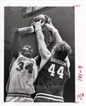 Akeem Hakeem Olajuwon Houston Cougars vs TCU 1983 Original TYPE 1 Photo PSA/DNA LOA