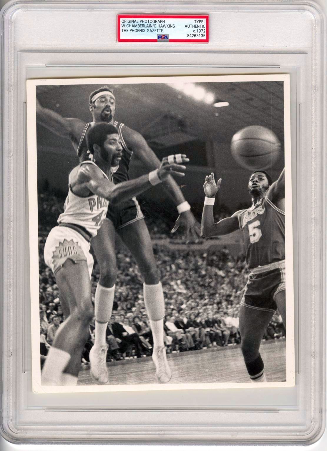 Item Detail - 1972 Wilt Chamberlain vs Connie Hawkins Hall of Famers Go ...