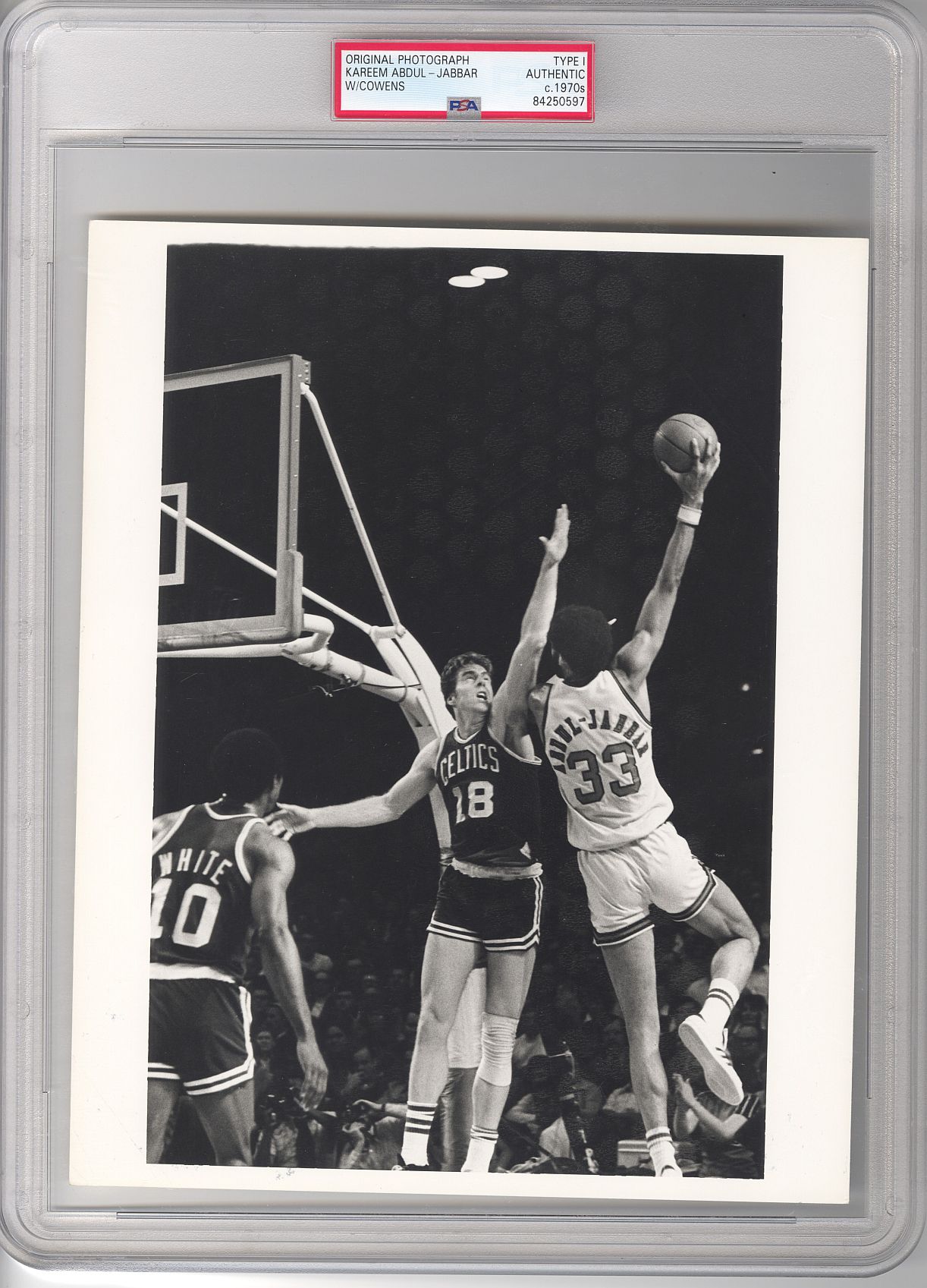 Item Detail - Kareem Abdul Jabbar Early 70’s vs Celtics – Dave Cowens ...