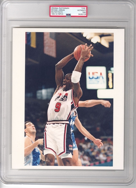 1992 Michael Jordan U.S. Olympic Dream Team Original Type 1 Photo PSA/DNA