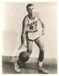 1955 Bob Pettit Rookie St. Louis Hawks Original photo used for his 1959 Busch Bavarian Beer Card