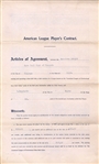 1919 White Sox Dave Danforth Ban Johnson Charles Comiskey Signed Major League Contract PSA/DNA