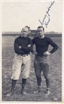 Knute Rockne & 1923 Notre Dame Football Team Captain Harvey Brown Original TYPE 1 Photo 
