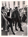 Eldridge Cleaver Black Panther Party Minister of Information Leaves Court in 1968 Original TYPE 1 Photo